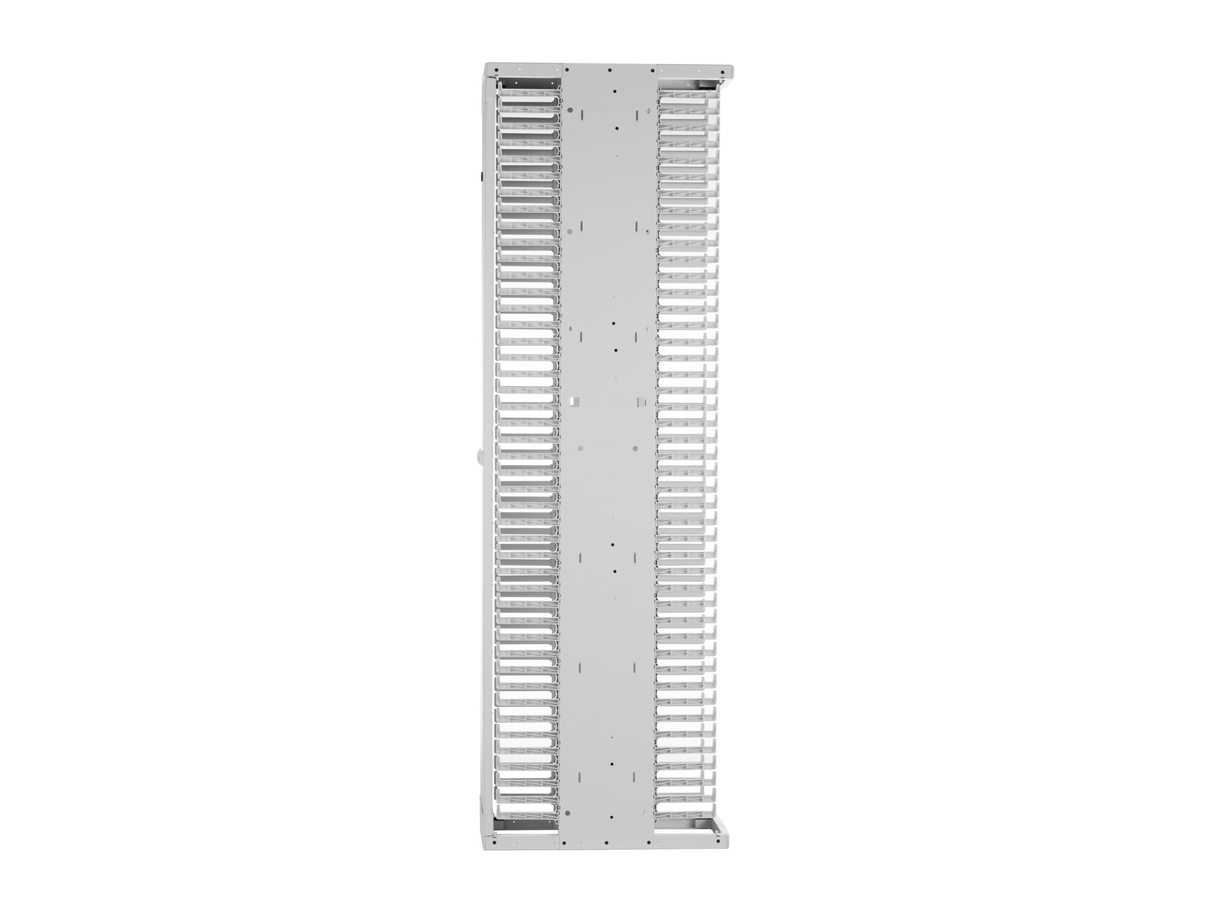 Panduit PatchRunner 2 Enhanced - Rack cable management panel (vertical) - white - 45U PE2VSD12WH
