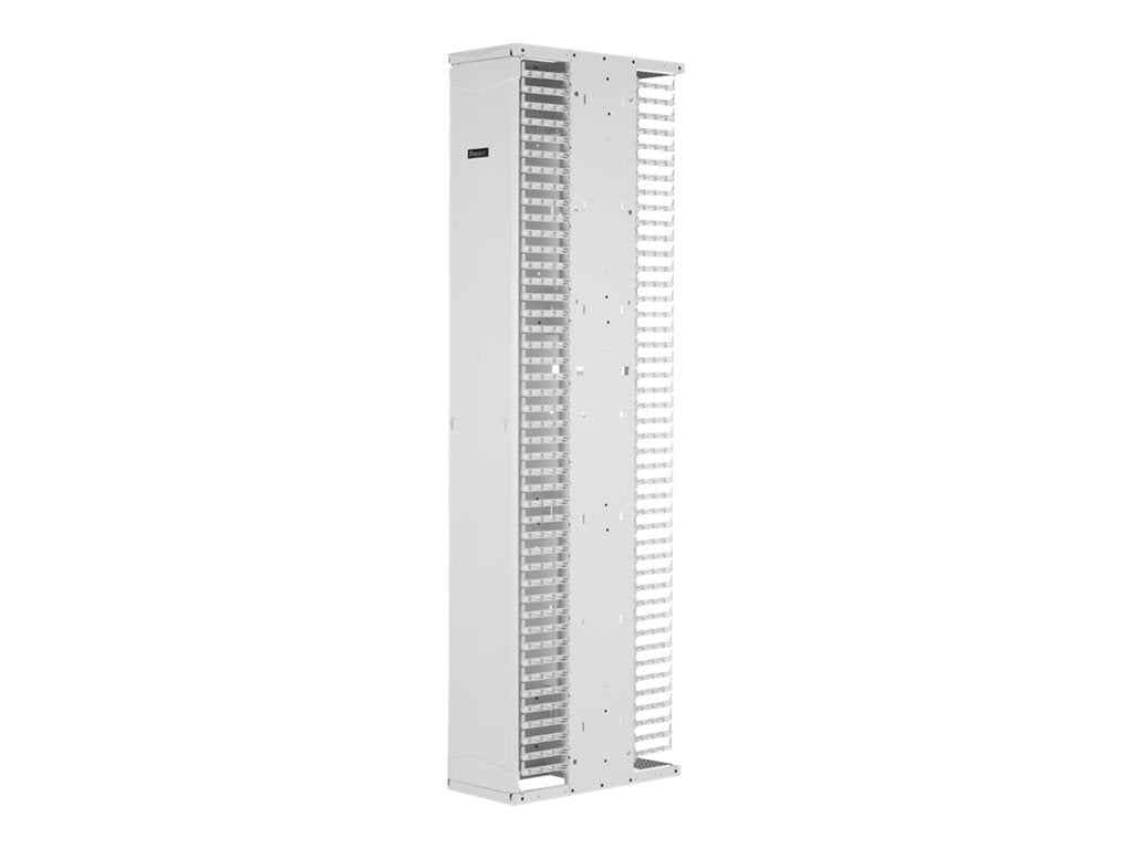 Panduit PatchRunner 2 Enhanced - Rack cable management panel (vertical) - white - 52U PE2VSD1296WH