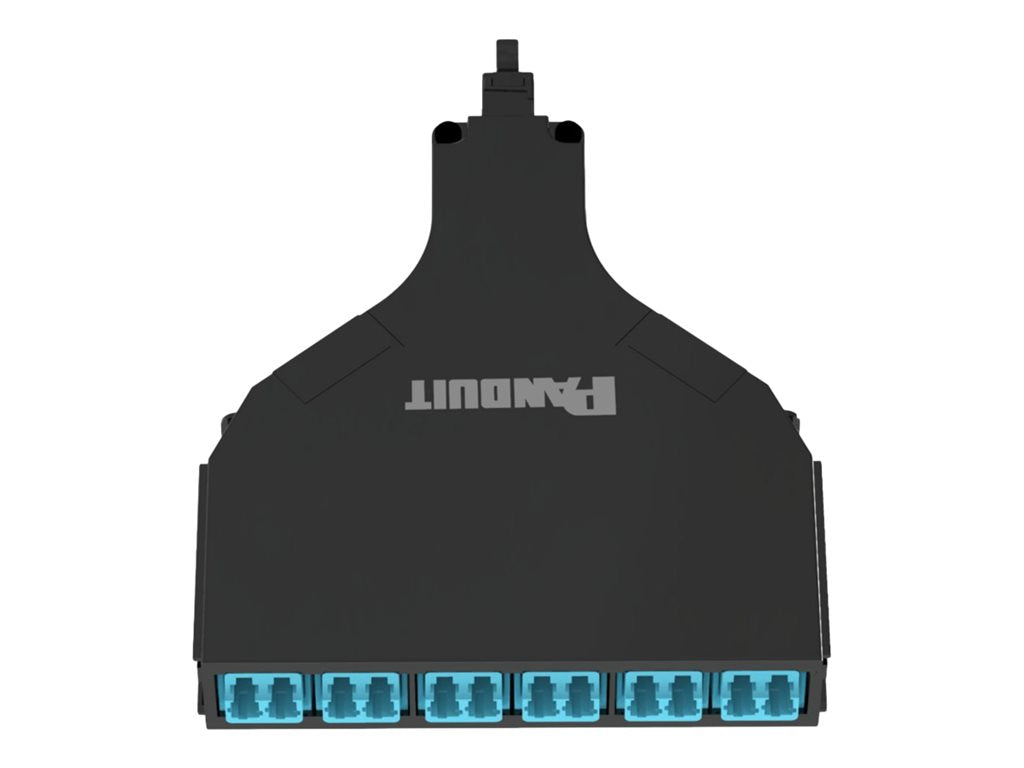 Panduit QuickNet - Pre-terminated fiber optic cassette - LC MM X 12 - 1U FQSA-12-10U