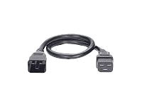 Panduit SmartZone G5 - Power extension cable - IEC 60320 C20 straight to IEC 60320 C19 straight - AC 250 V - 16 A - 6 ft