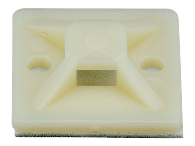 Panduit StrongHold - Cable tie mount - indoor - natural (pack of 30) SMP12A-3X