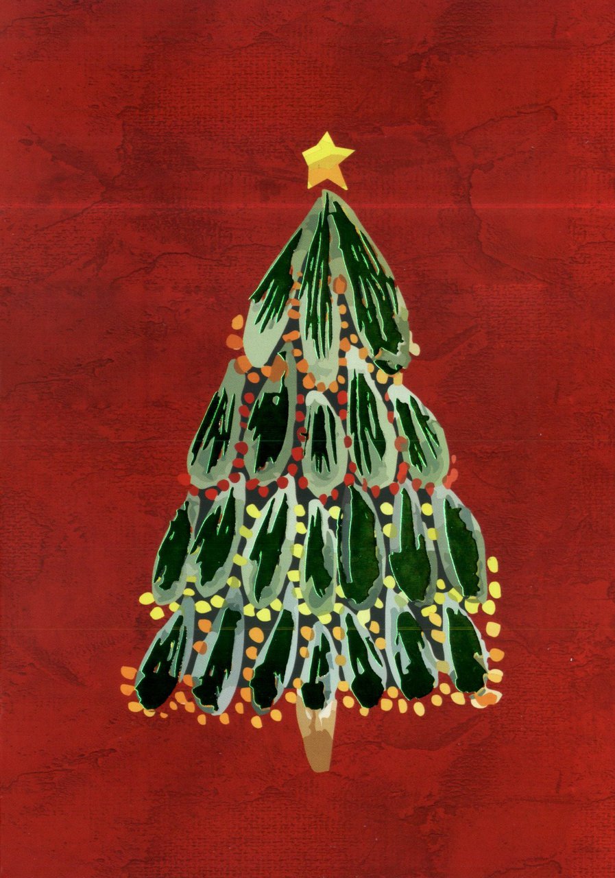 Paper Images 16 Count Signature Series Cards - Present Tree