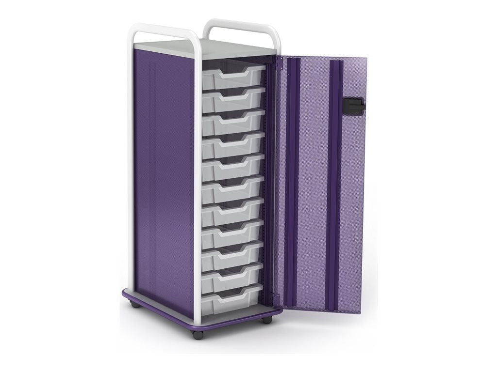 Paragon A&D Crossfit Storage - Trolley - 11 drawers - 16 gauge tubular steel, TFM CFS42OFTOTES17-918AZA