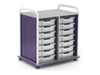 Paragon A&D Crossfit Storage - Trolley - 32 drawers - 16 gauge tubular steel, TFM CFD60OFTOTES17-918OZO