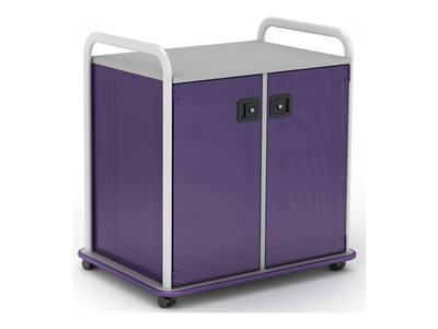 Paragon A&D Crossfit Storage - Trolley - 6 drawers - 4 shelves - 2 doors - 16 gauge tubular steel, TFM - frost, fire truck red, CFD30WD17CO-918AZA