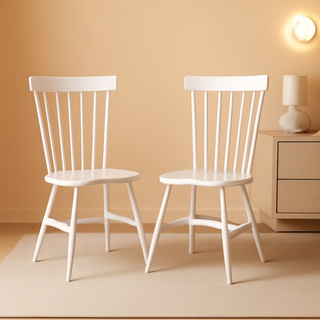 Parker Parkse Off White Side Chair Set Of Two Dining Chairs