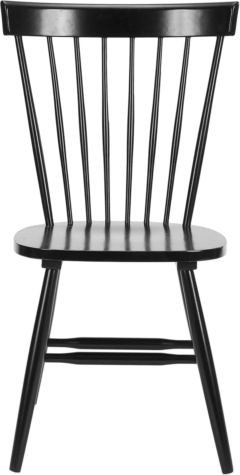 Parker Spindle Windsor Dining Chair Set Of 2 Black 17 Inch