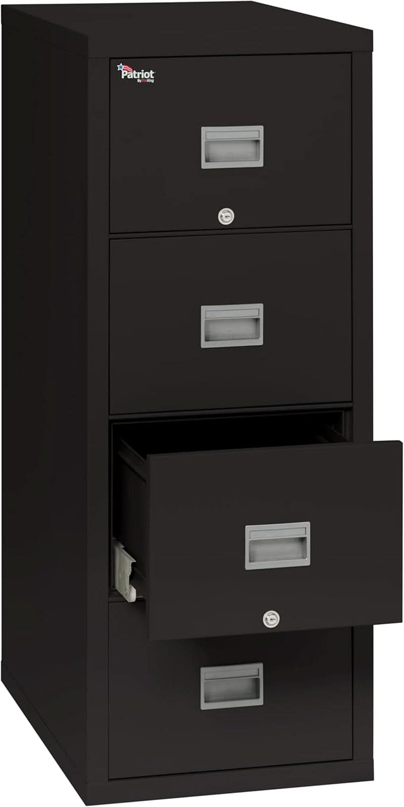 Patriot Vertical 4 Drawer Fire Rated File Cabinet USA Made