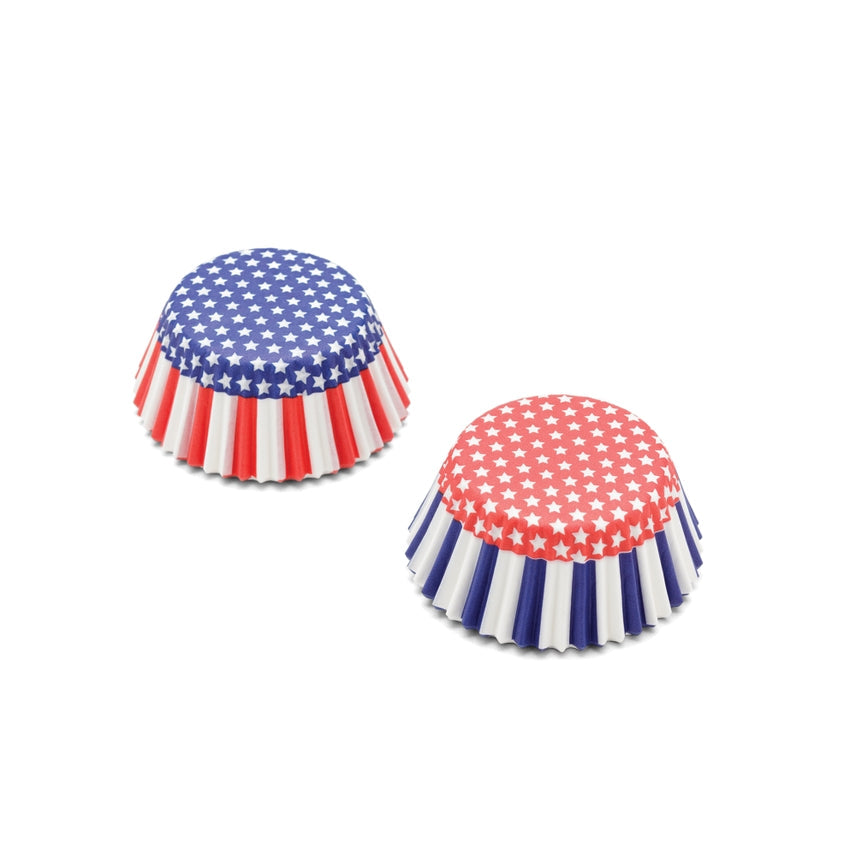 Patriotic Cupcake Liners - 50 Count