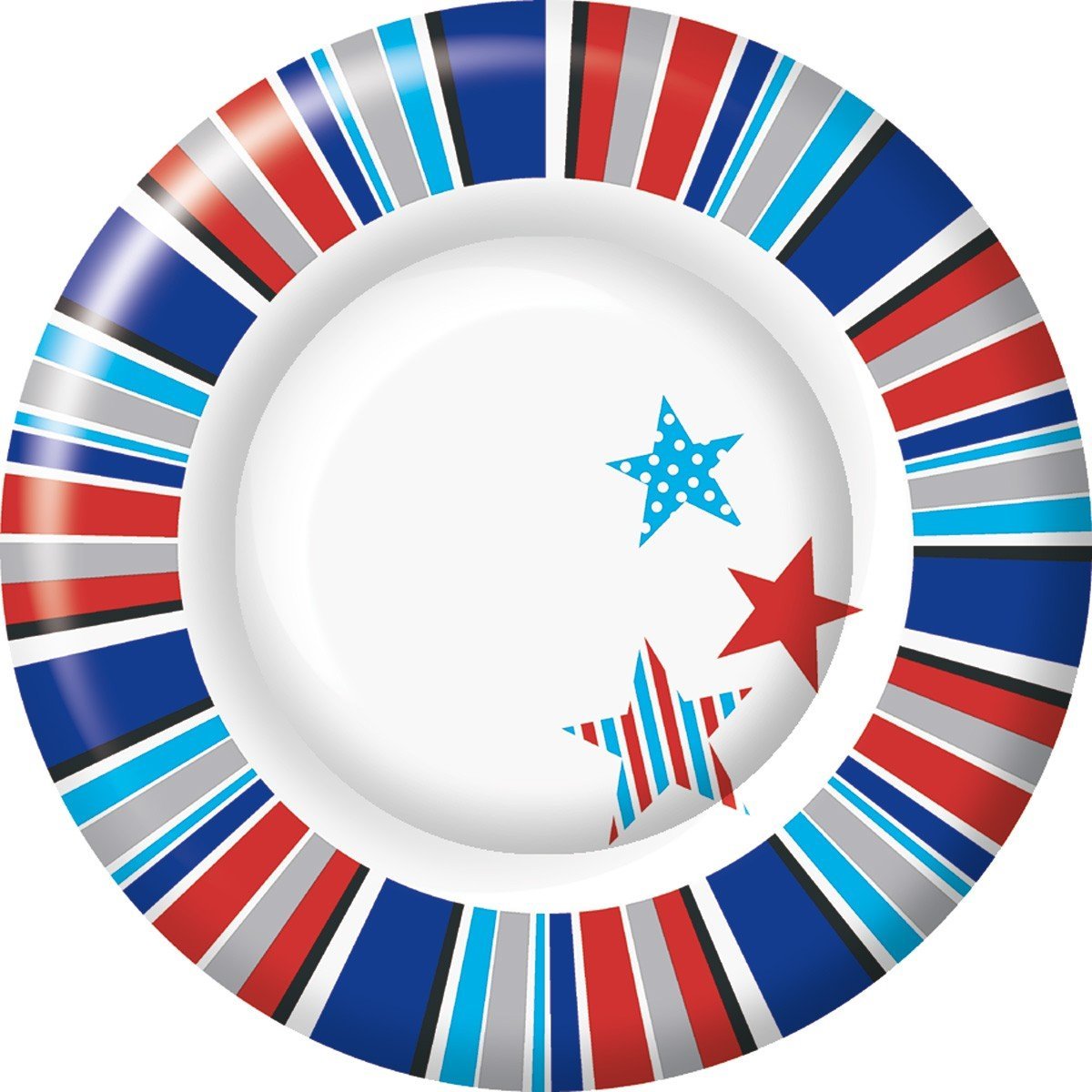 Patriotic Picnic Star - Salad/Dessert Plate
