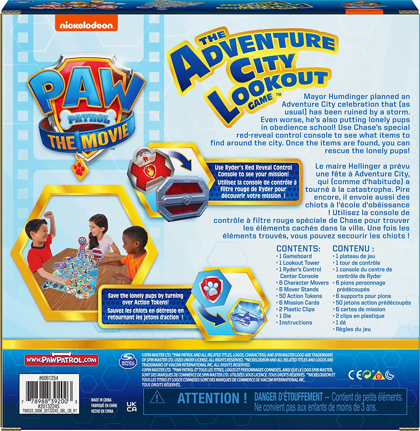 Paw Patrol - The Adventure City Lookout Game