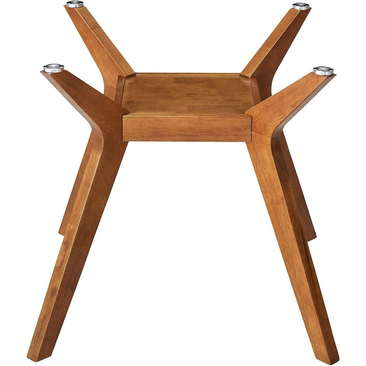Paxton Mid Century Modern Dining Table Base Nutmeg Finish