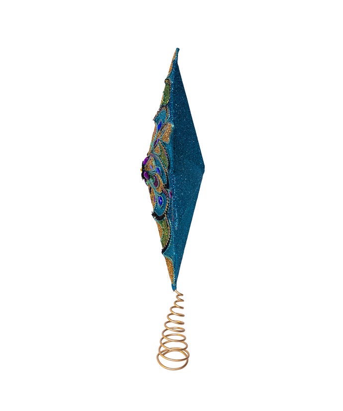 Peacock Design 10 Point Star Treetop