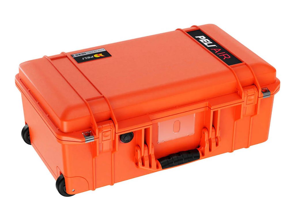 Pelican Air 1535 No Foam - Hard case - carry-on - HPX2 polymer, ABS plastic - orange 015350-0012-150