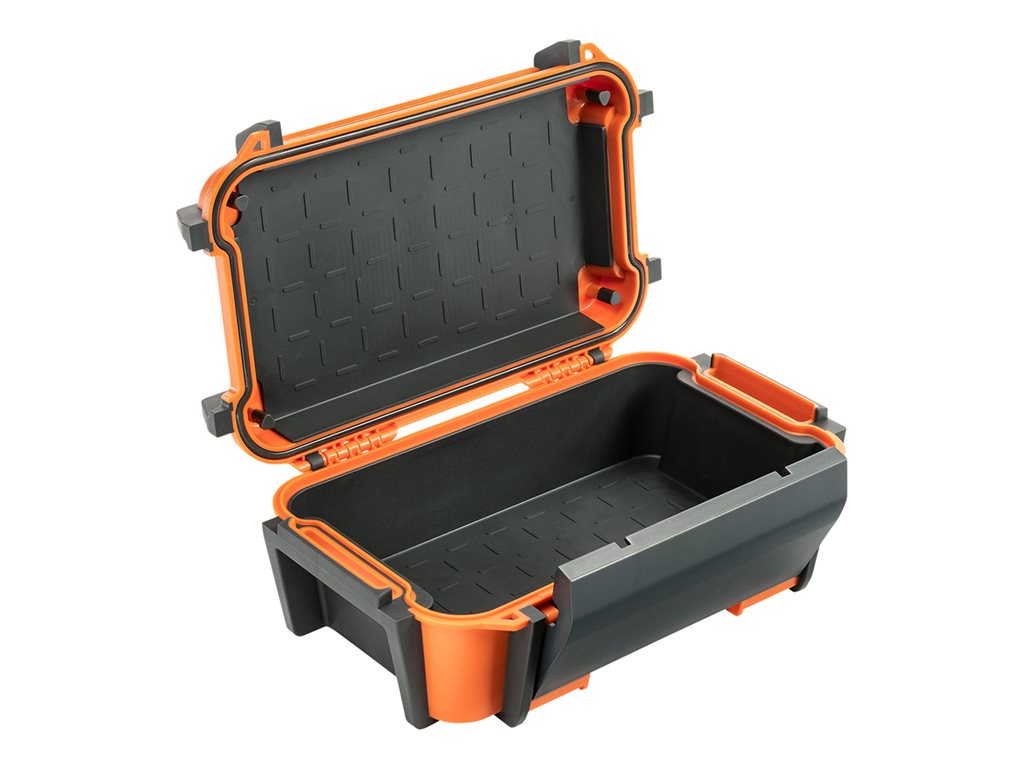 Pelican R60 - Hard case - rugged - acrylonitrile butadiene styrene (ABS), polycarbonate (PC), thermoplastic rubber, stainless RKR600-0000-OR