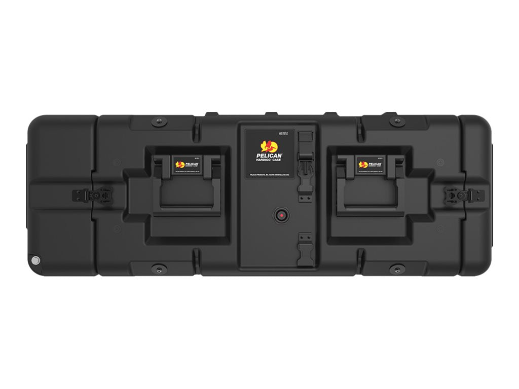 Pelican Super-V Series - Rack case - 4U - stainless steel, aluminum, nickel, RotoMolded polyethylene - black