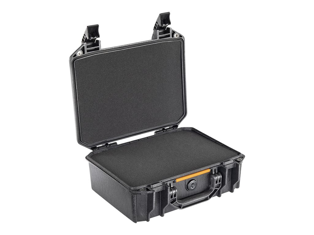 Pelican Vault V200 - Weapon case - rugged - stainless steel, polyurethane, ABS plastic, polyethylene, polymer - black