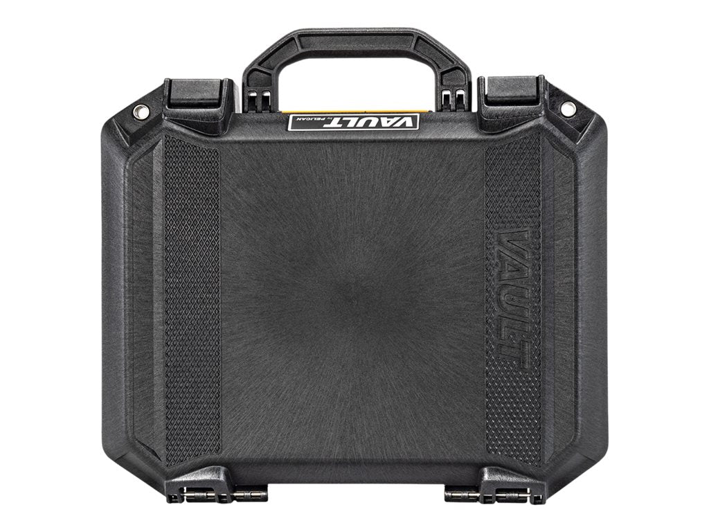 Pelican Vault V200 - Weapon case - rugged - stainless steel, polyurethane, ABS plastic, polyethylene, polymer - black