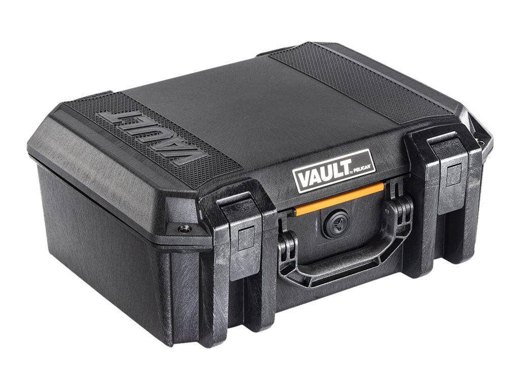 Pelican Vault V300 Large - Weapon case - rugged - stainless steel, ABS plastic, polyethylene, polymer - black VCV300-0020-BLK