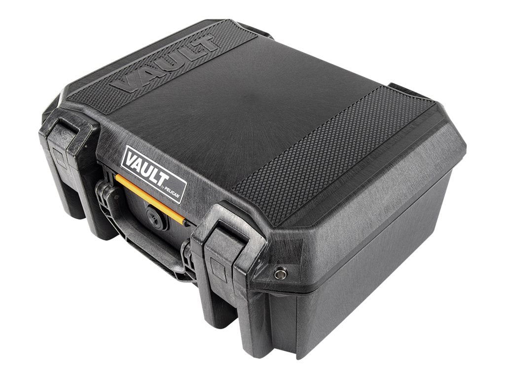 Pelican Vault V300 Large - Weapon case - rugged - stainless steel, ABS plastic, polyethylene, polymer - black VCV300-0020-BLK