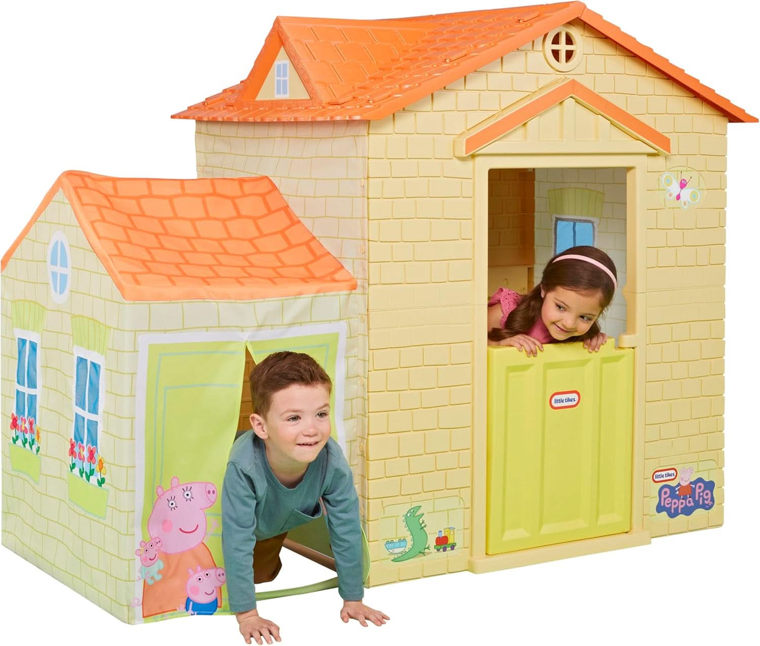 Peppa Pig Multipurpose Playhouse Outdoor Doors Tunnel