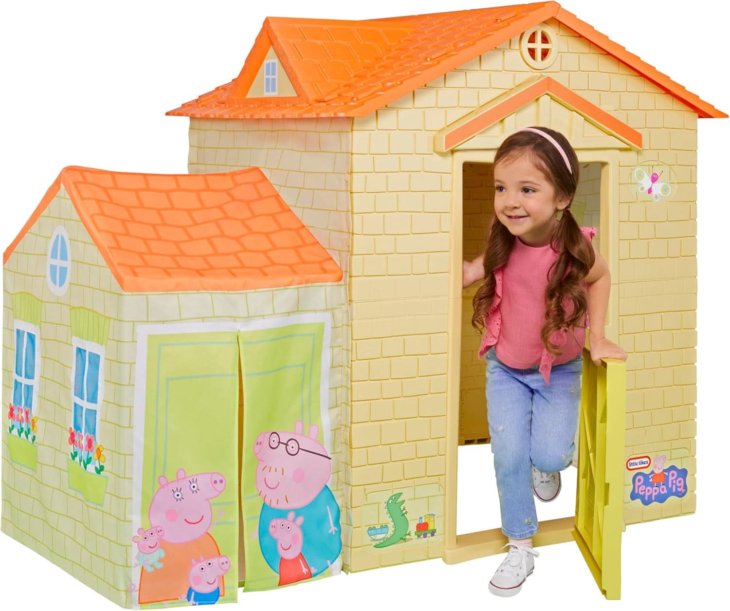 Peppa Pig Multipurpose Playhouse Outdoor Doors Tunnel