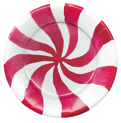 Peppermint Swirl Salad / Dessert Plate