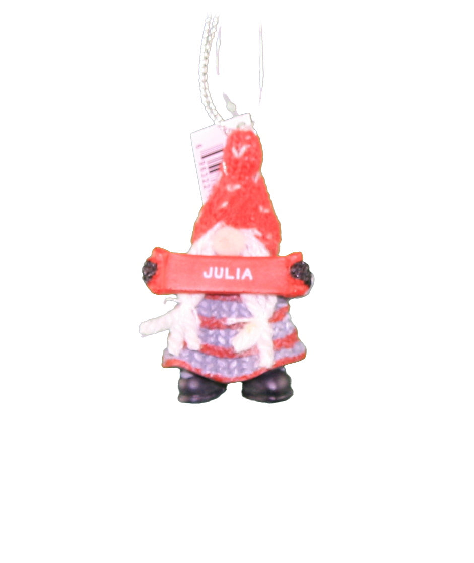 Personalized Gnome Ornament (Letters J-P) - Luke