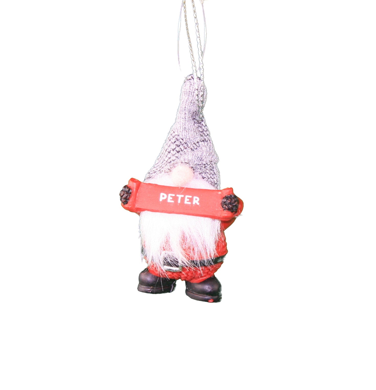 Personalized Gnome Ornament (Letters J-P) - Luke