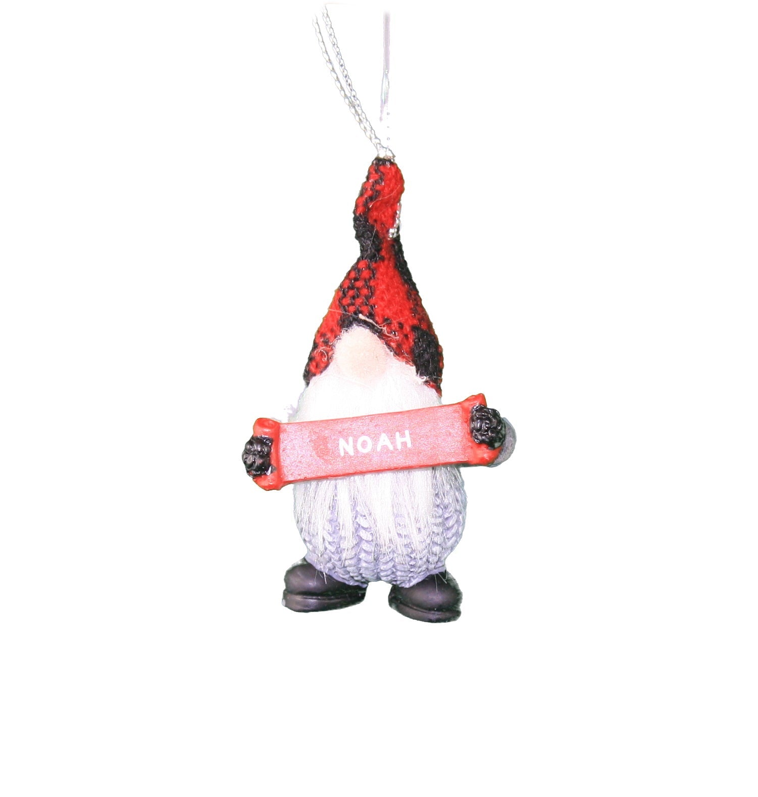 Personalized Gnome Ornament (Letters J-P) - Luke