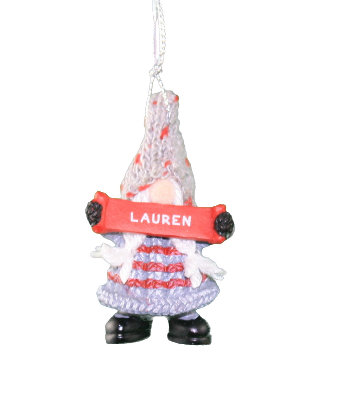 Personalized Gnome Ornament (Letters J-P) - Luke