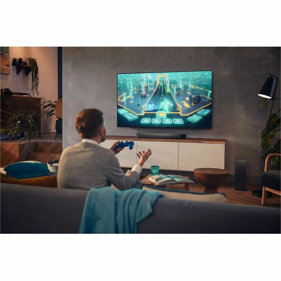 Philips 2.1 Bluetooth Sound Bar Speaker - 260 W RMS - Black