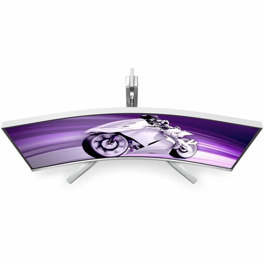 Philips 34M2C8600 34" Class UW-QHD Curved Screen Gaming OLED Monitor - 21:9 - Textured White