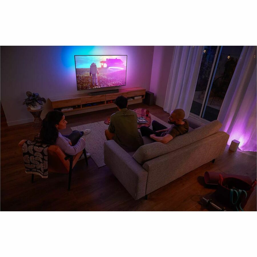 Philips 3.1 Bluetooth Sound Bar Speaker - 300 W RMS - Alexa Supported - Black