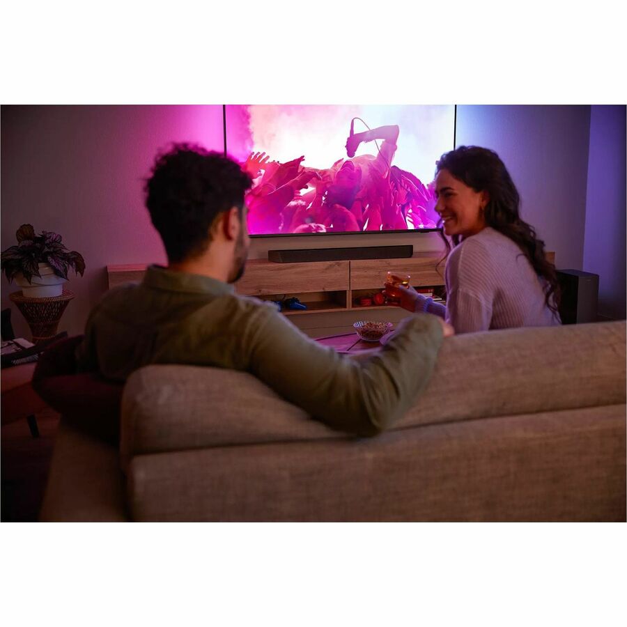 Philips 3.1 Bluetooth Sound Bar Speaker - 300 W RMS - Alexa Supported - Black