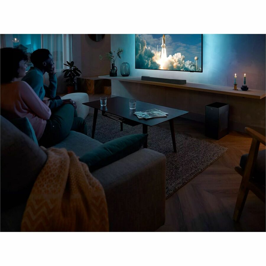 Philips 3.1.2 Bluetooth Sound Bar Speaker - 360 W RMS - Alexa Supported - Black