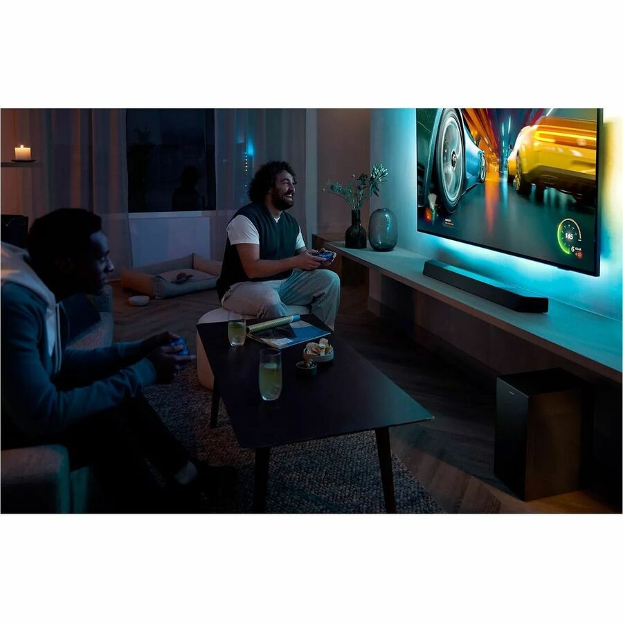 Philips 3.1.2 Bluetooth Sound Bar Speaker - 360 W RMS - Alexa Supported - Black