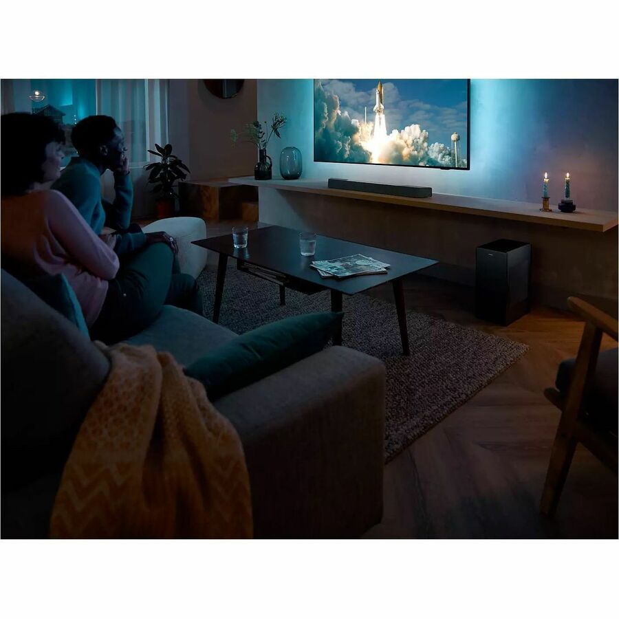 Philips 3.1.2 Bluetooth Sound Bar Speaker - 360 W RMS - Alexa Supported - Black