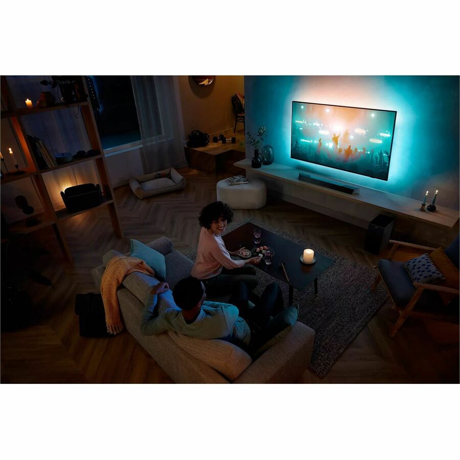 Philips 3.1.2 Bluetooth Sound Bar Speaker - 360 W RMS - Alexa Supported - Black