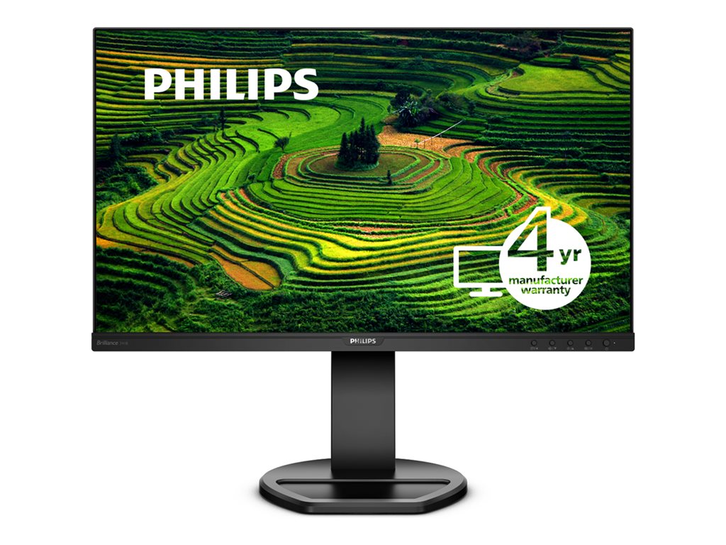Philips B Line 241B8QJEB - LED monitor - 24 (23.8" viewable) - 1920 x 1080 Full HD (1080p) @ 75 Hz - IPS - 250 cd/mï¿½ - 1000:1 241B8QJEB/17
