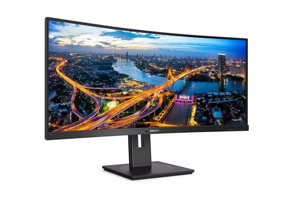 Philips B Line 346B1C - LED monitor - curved - 34 - 3440 x 1440 WQHD @ 100 Hz - VA - 300 cd/mï¿½ - 3000:1 - 5 ms - HDMI 346B1C/17