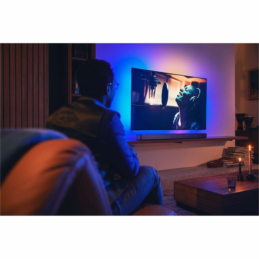Philips Fidelio 7.1.2 Bluetooth Sound Bar Speaker - 310 W RMS - Alexa, Google Assistant Supported - Black