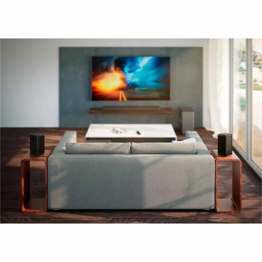 Philips Fidelio TAFS1 Bluetooth Speaker System - 60 W RMS - Alexa, Google Assistant, Siri Supported - Black