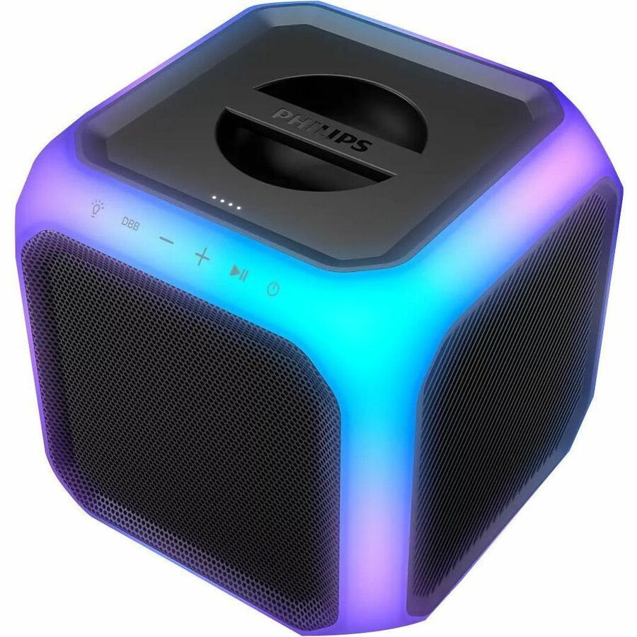 Philips X7207 Bluetooth Speaker System - 80 W RMS - Black