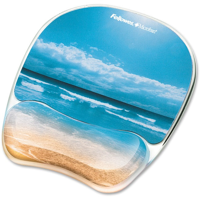 Photo Gel Mouse Pad Wrist Rest With Microban Protection Adds Color To Your Works