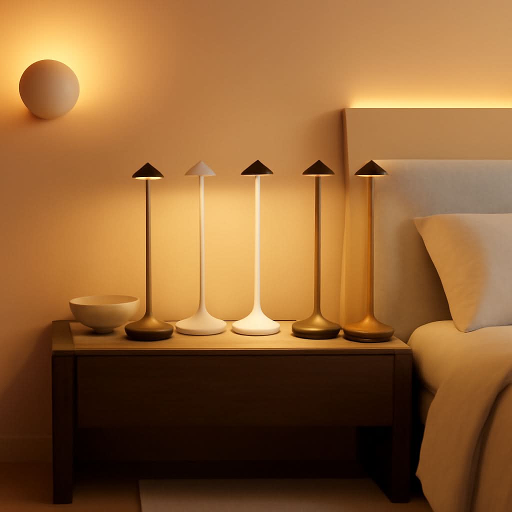 Pina Pro Cordless LED Table Lamp Dark Grey Indoor Outdoor