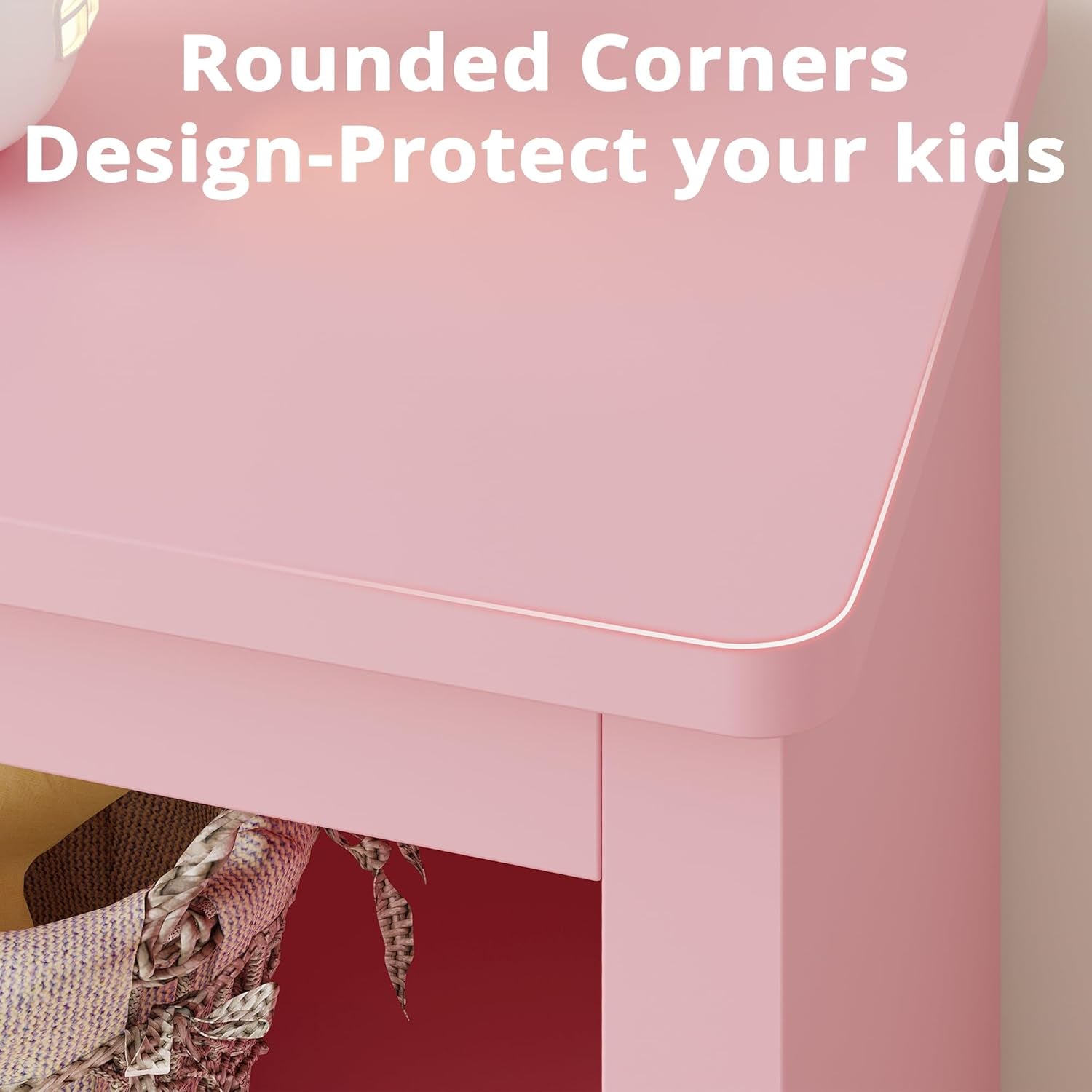 Pink Toy Storage Organizer With Detachable Drawers