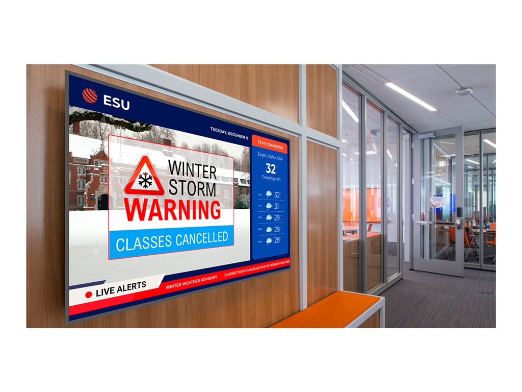 Planar SLP50-T - 50 Diagonal Class Simplicity P Series LED-backlit LCD display - interactive digital signage - with touchscreen 998-3932-00