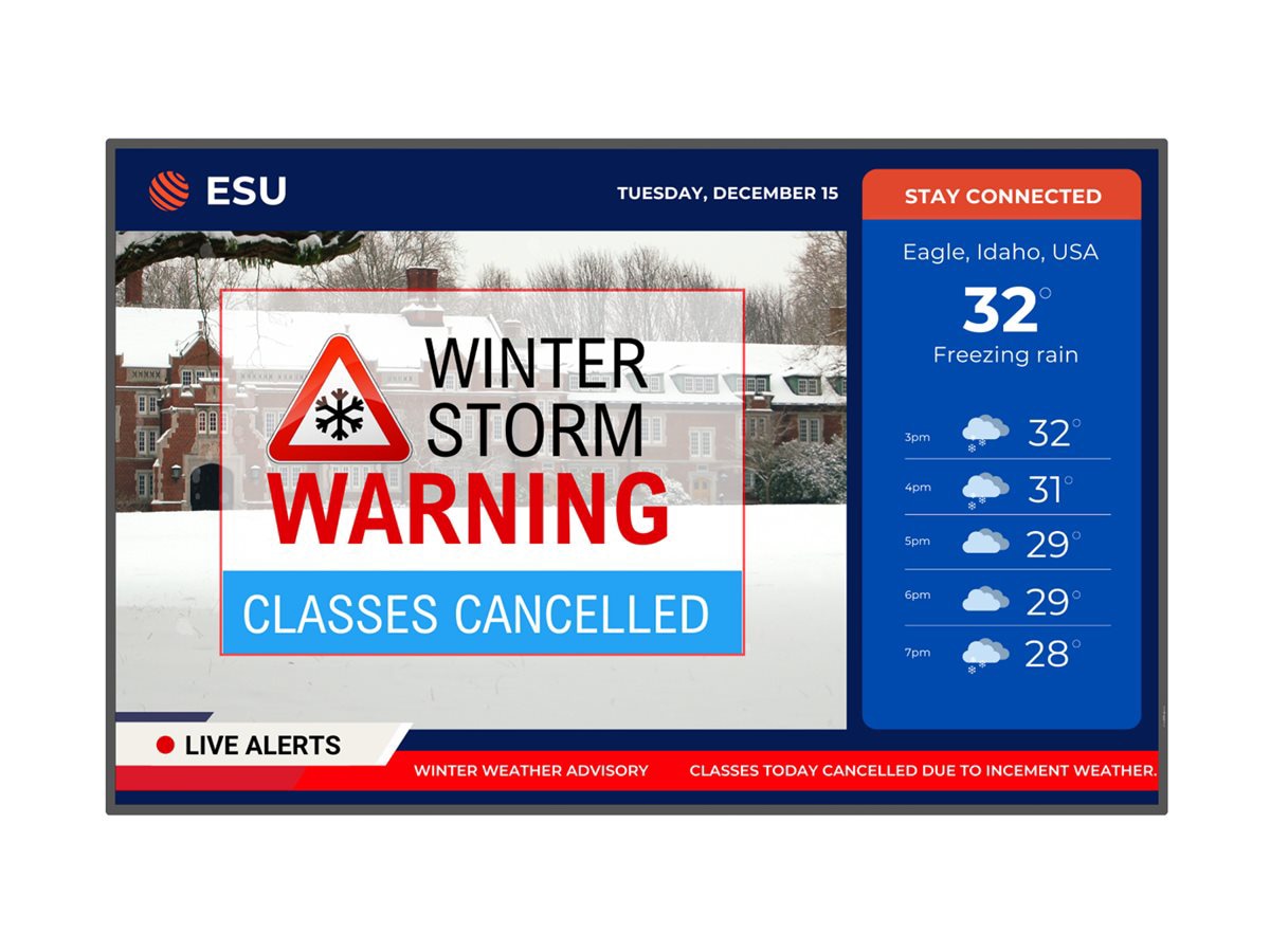 Planar SLP55-T 55" UHD Touchscreen Display 24/7 Reliable Performance