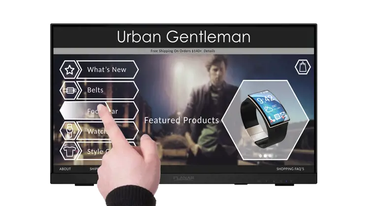 Planar Systems Pct2235 54.6 Cm (21.5") 1920 X 1080 Pixels Multi-Touch Black